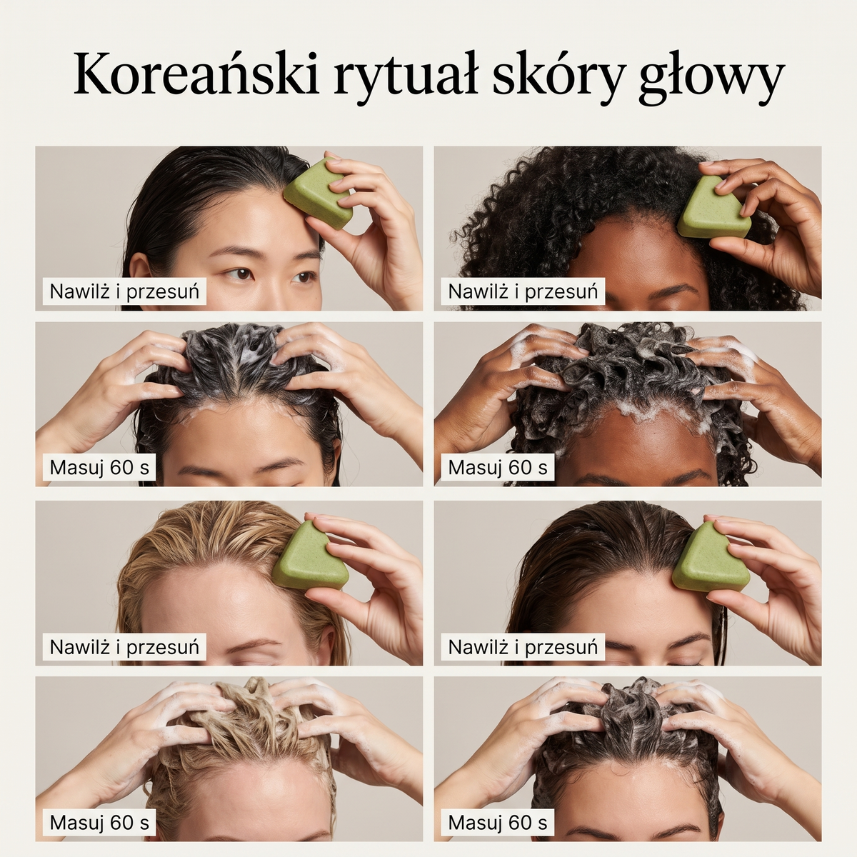 Dalmi - Koreańska Kostka do Skóry Głowy